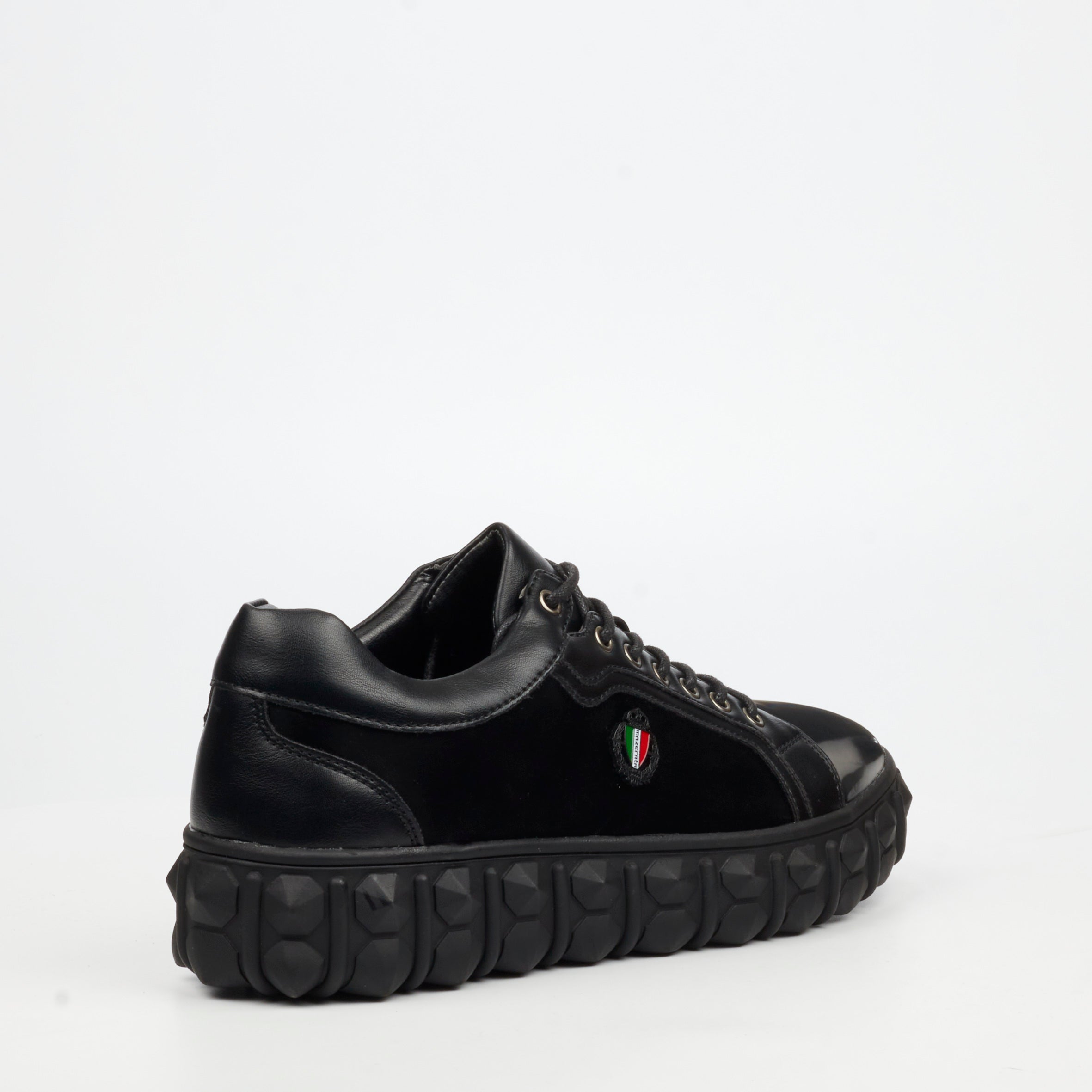 Mazerata Pigale 33 Silk Sneaker - Black footwear Mazerata