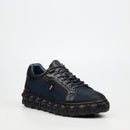 Mazerata Pigale 33 Silk Sneaker - Navy footwear Mazerata