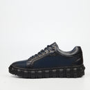 Mazerata Pigale 33 Silk Sneaker - Navy footwear Mazerata