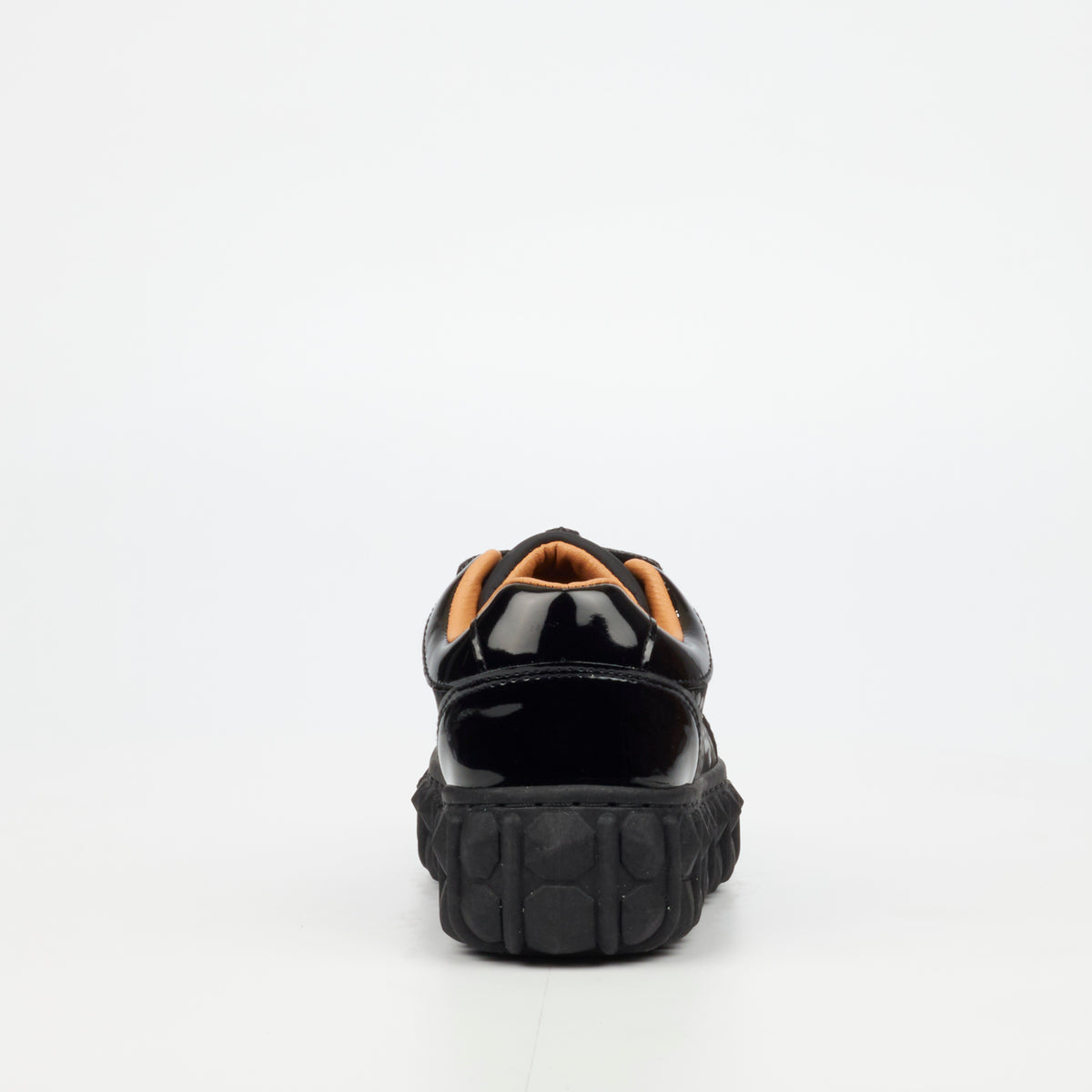 Mazerata Pigale 37 Faux Patent / Snake Sneaker - Black (Youth)
