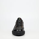 Mazerata Pigale 37 Faux Patent / Snake Sneaker - Black footwear Mazerata