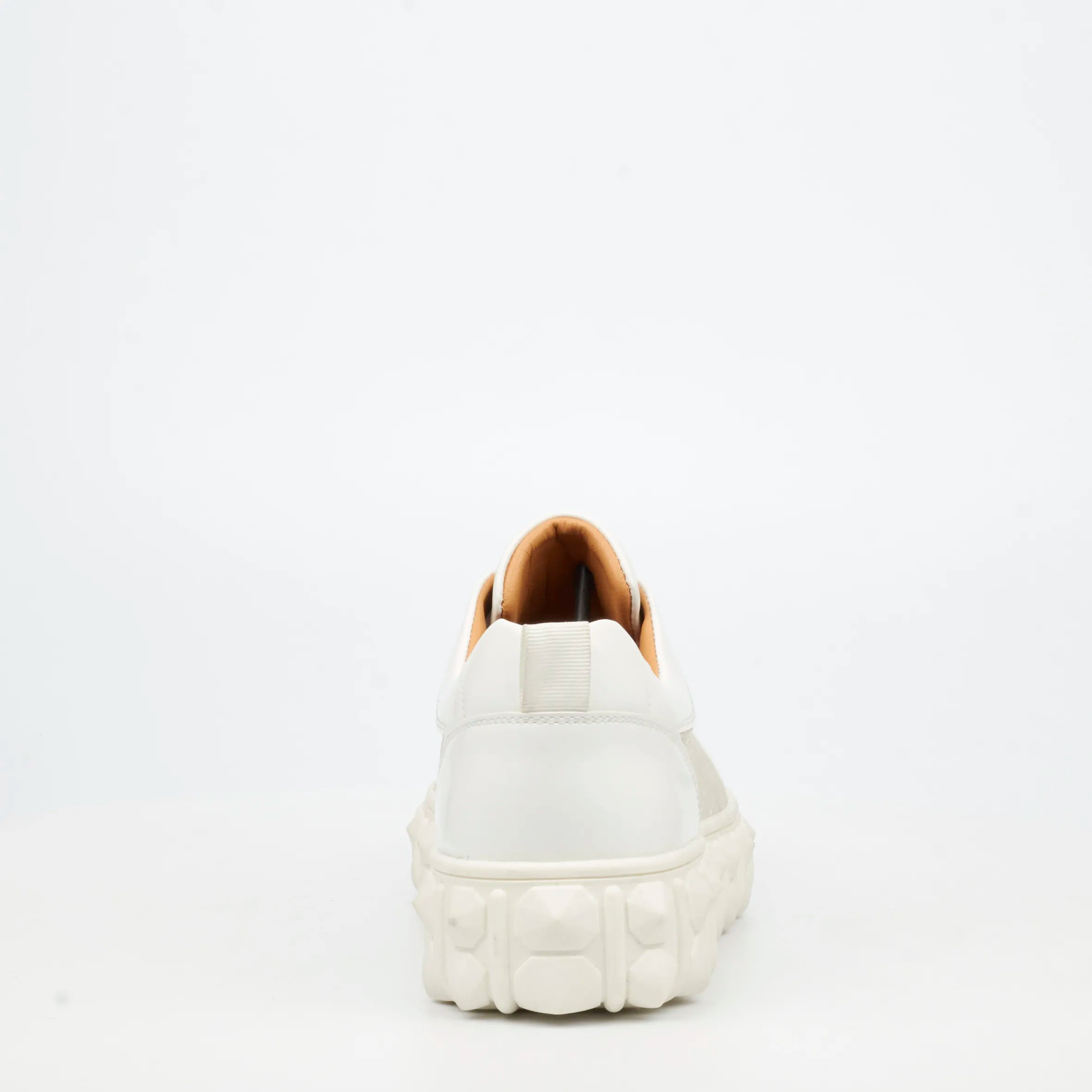 Mazerata Pigale 38 Faux Patent / Nylon Sneaker - White