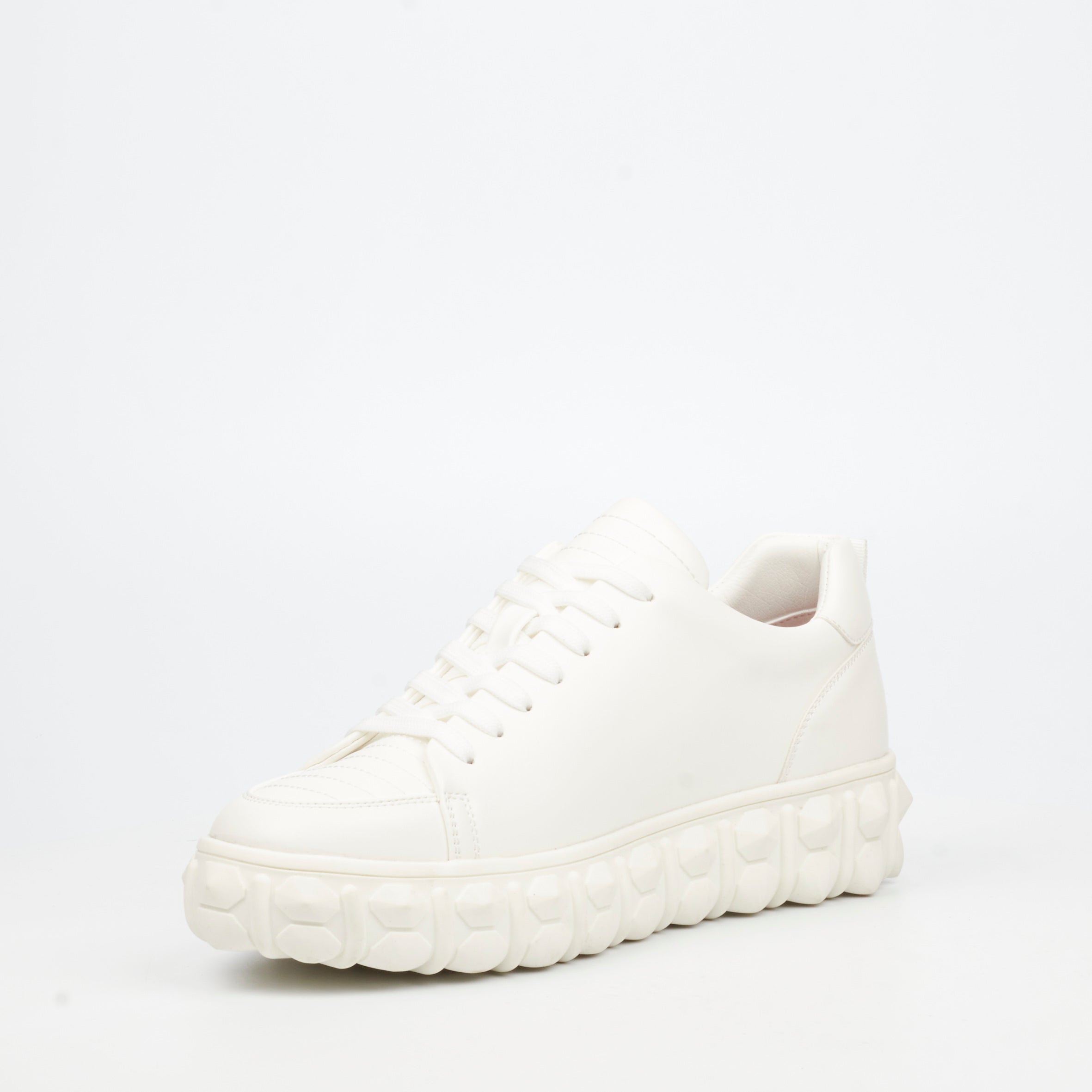 Mazerata Pigale 39 Faux Wax Sneaker - White