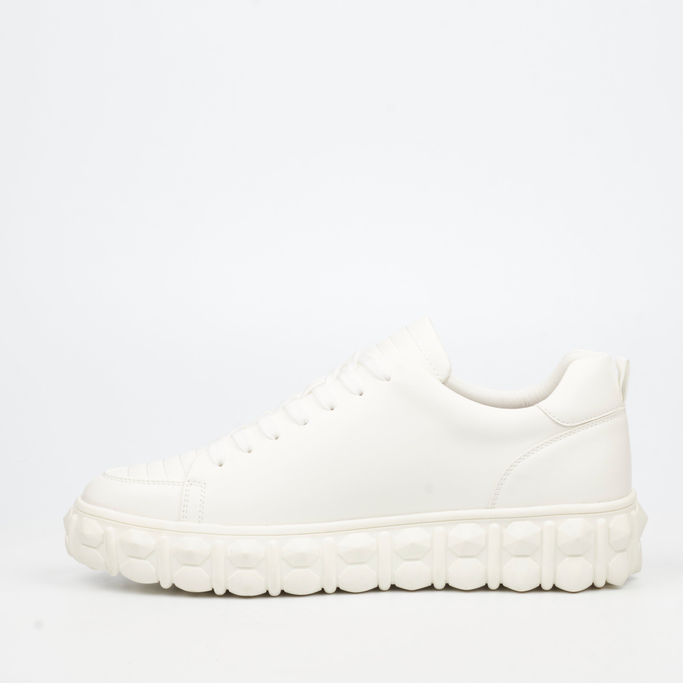 Mazerata Pigale 39 Faux Wax Sneaker - White