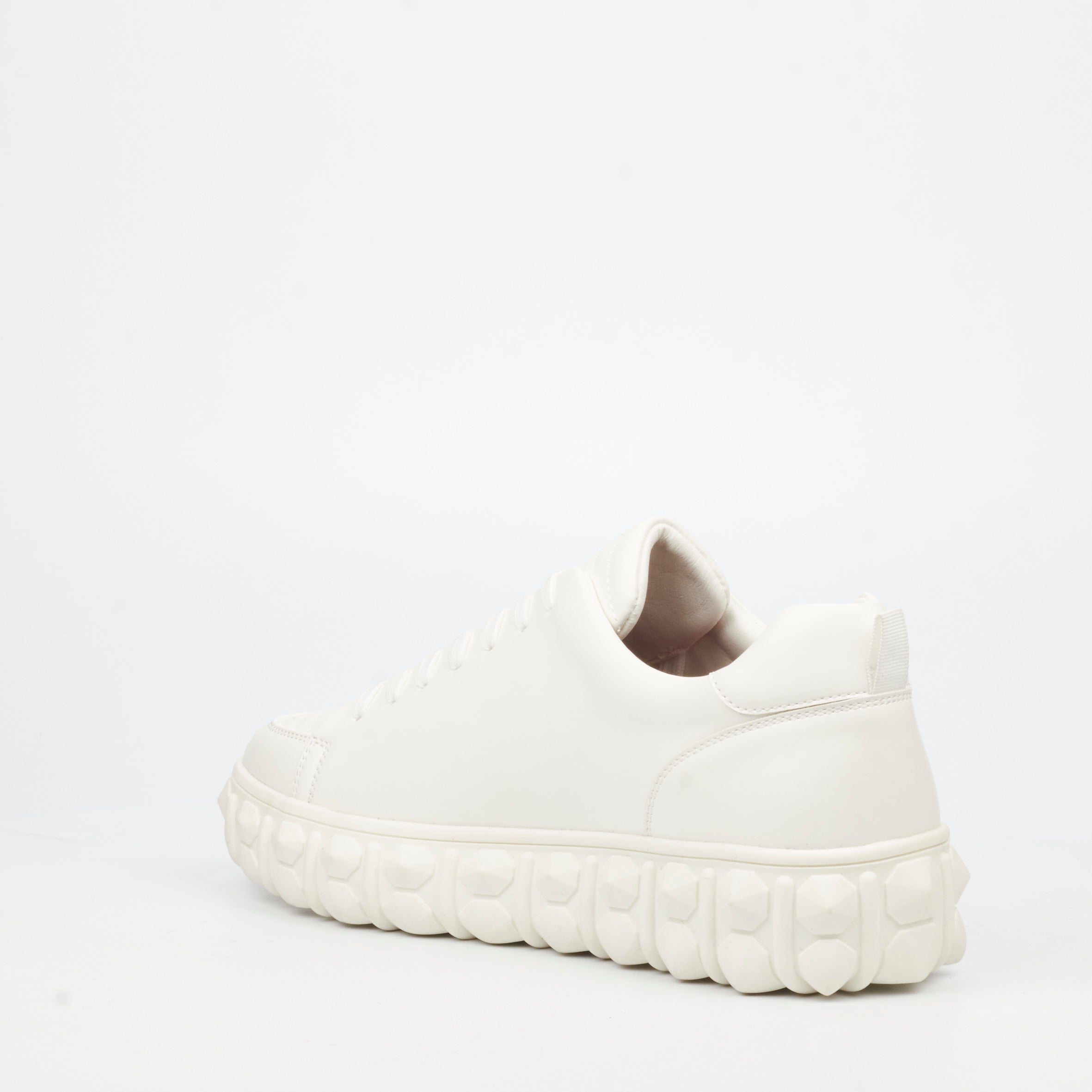 Mazerata Pigale 39 Faux Wax Sneaker - White