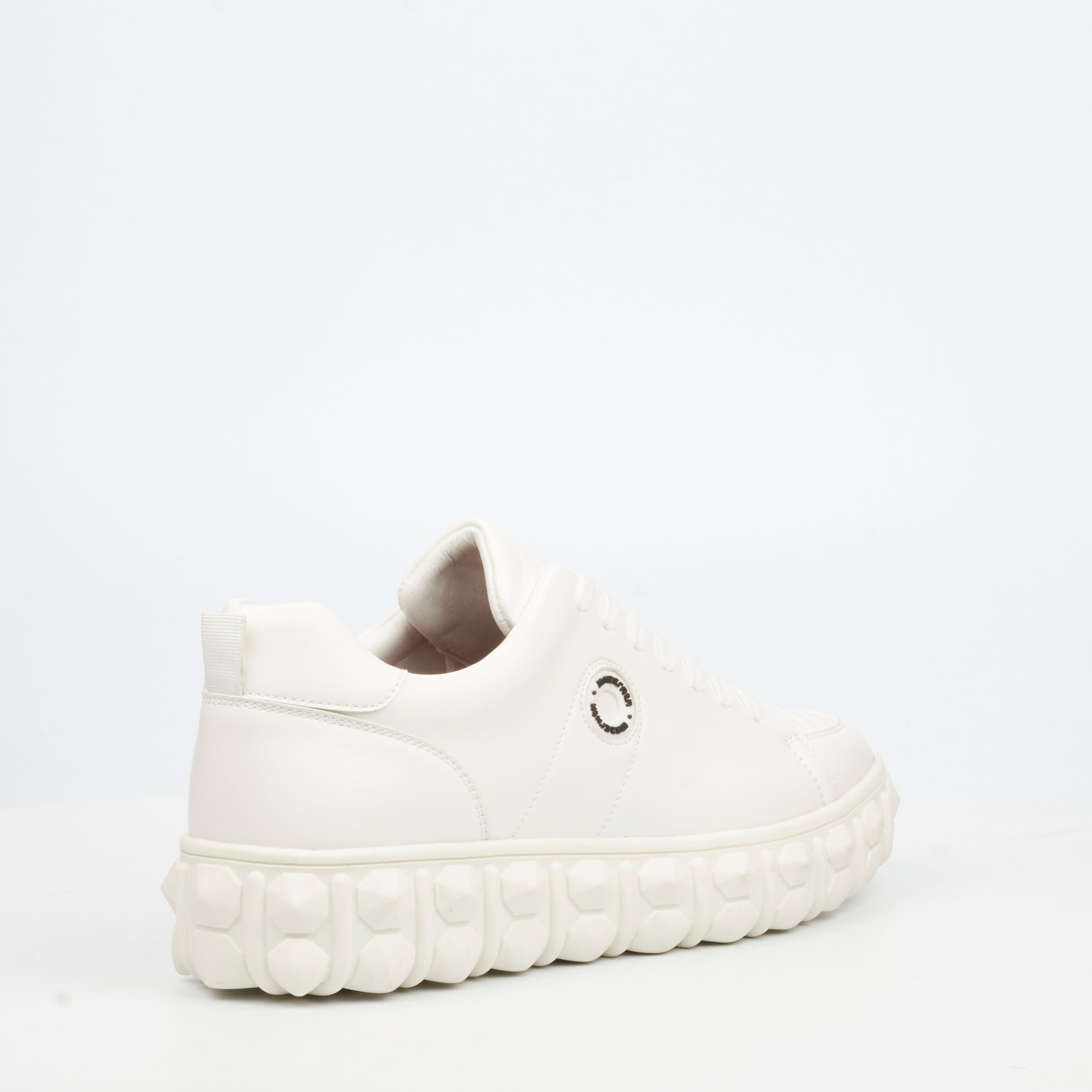 Mazerata Pigale 39 Faux Wax Sneaker - White