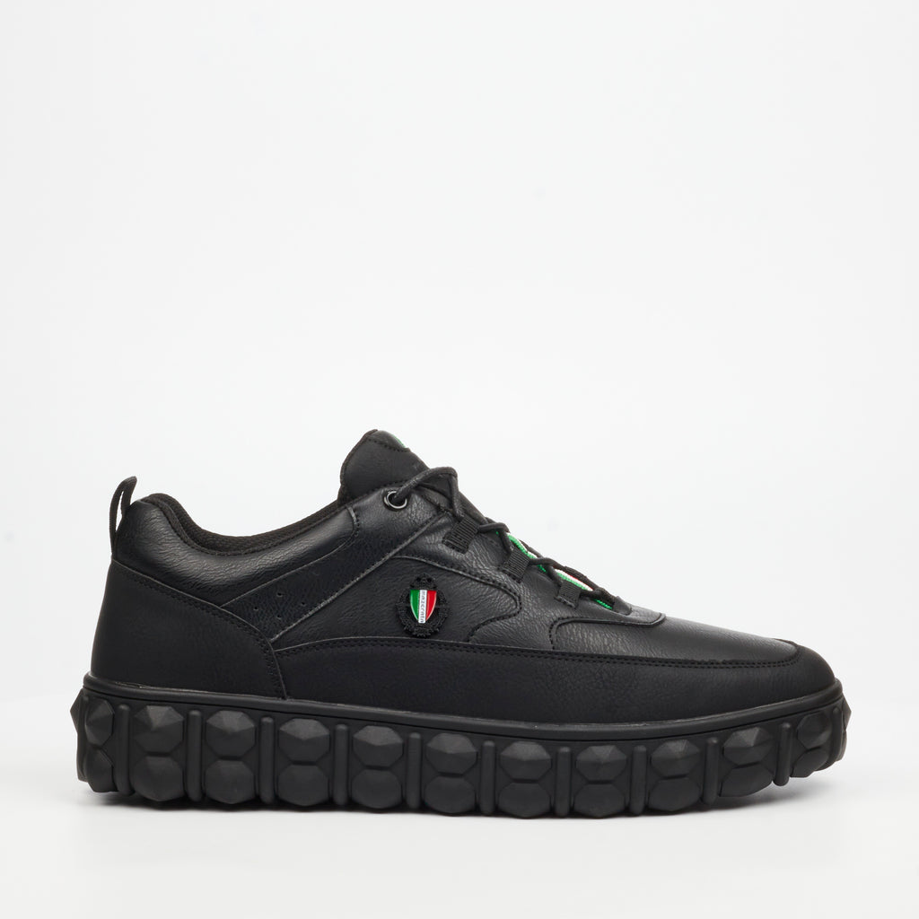 Mazerata Pigale 5 Sneaker Faux Nubuck - Black footwear Mazerata