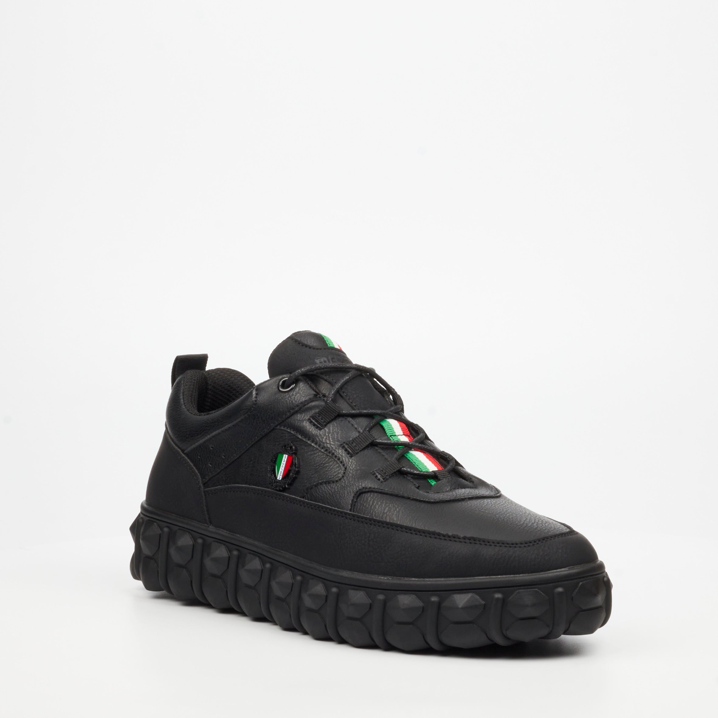 Mazerata Pigale 5 Sneaker Faux Nubuck - Black footwear Mazerata