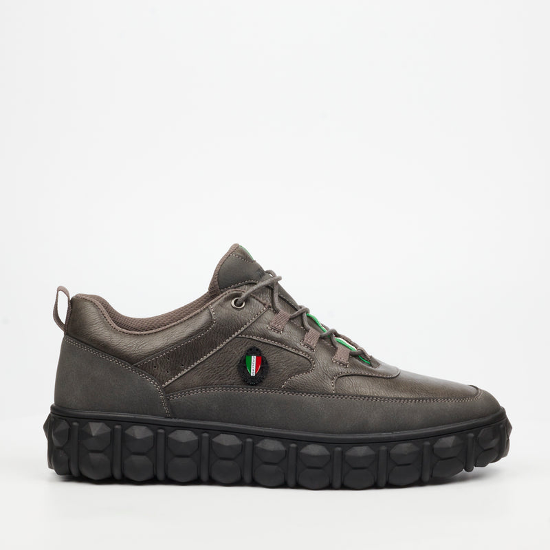 Mazerata Pigale 5 Faux Nubuck Sneaker - Grey
