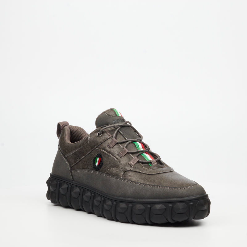 Mazerata Pigale 5 Faux Nubuck Sneaker - Grey