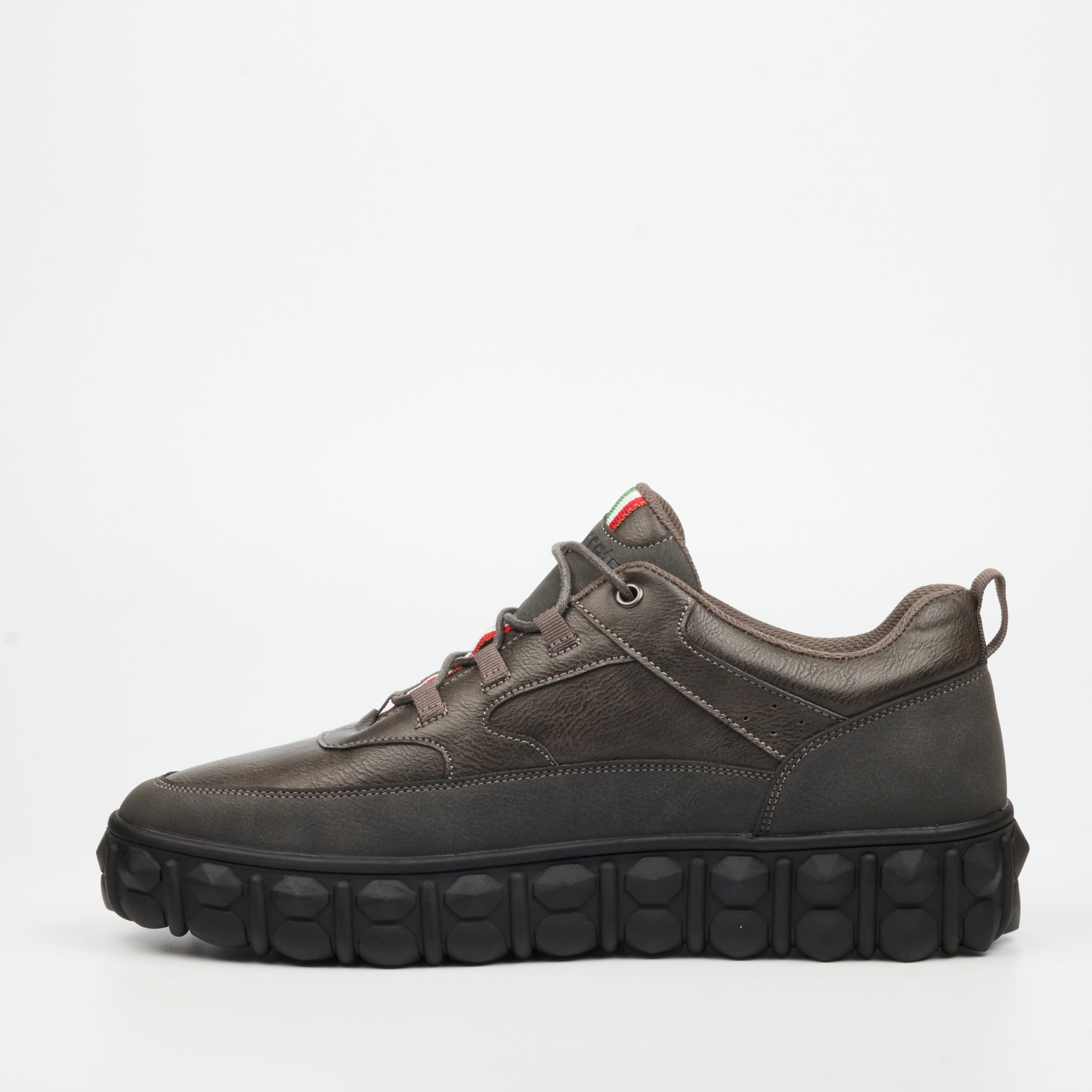 Mazerata Pigale 5 Faux Nubuck Sneaker - Grey footwear Mazerata
