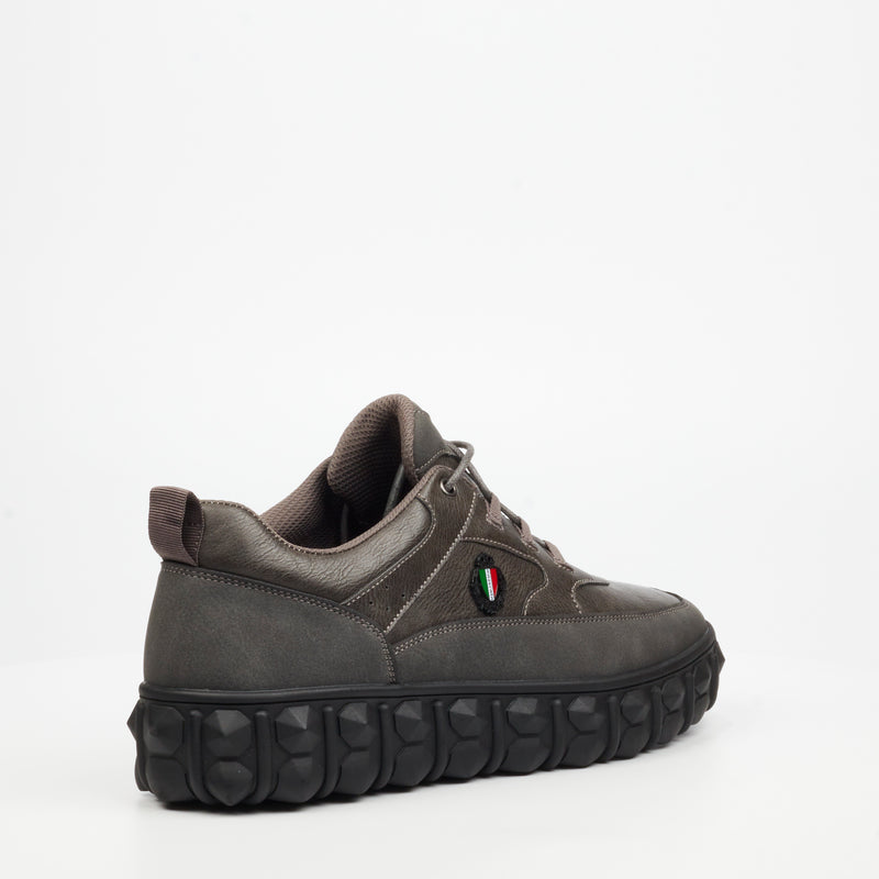 Mazerata Pigale 5 Faux Nubuck Sneaker - Grey