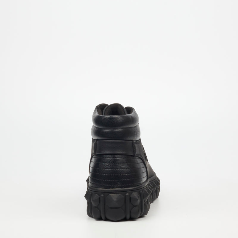 Mazerata Pigale 7 Faux Nubuck / Faux Wax - Black footwear Mazerata
