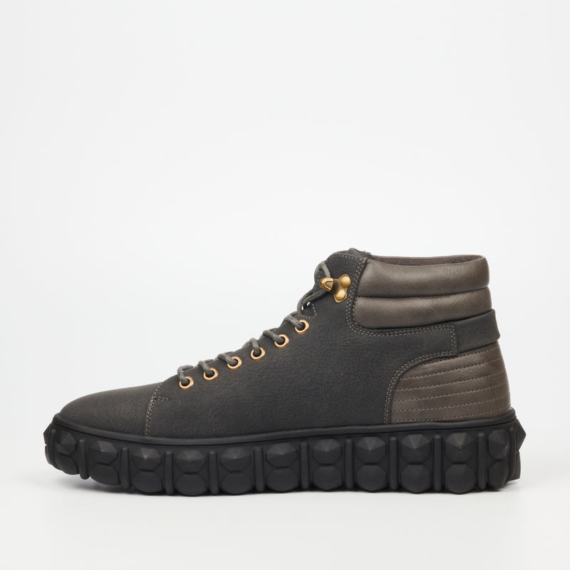 Mazerata Pigale 7 Faux Nubuck / Faux Wax - Grey footwear Mazerata