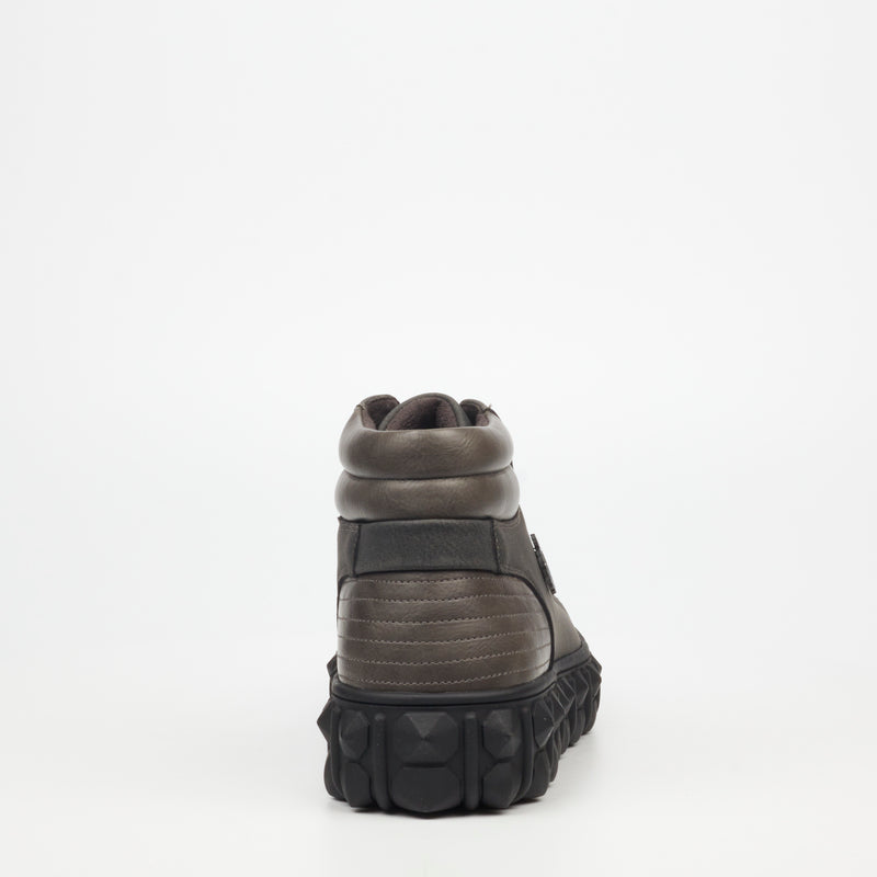 Mazerata Pigale 7 Faux Nubuck / Faux Wax - Grey footwear Mazerata
