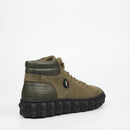 Mazerata Pigale 7 Faux Nubuck / Faux Wax Ankle Boot - Olive footwear Mazerata