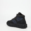 Mazerata Pigale 8 Faux Nubuck / Nylon Ankle Boot - Navy footwear Mazerata