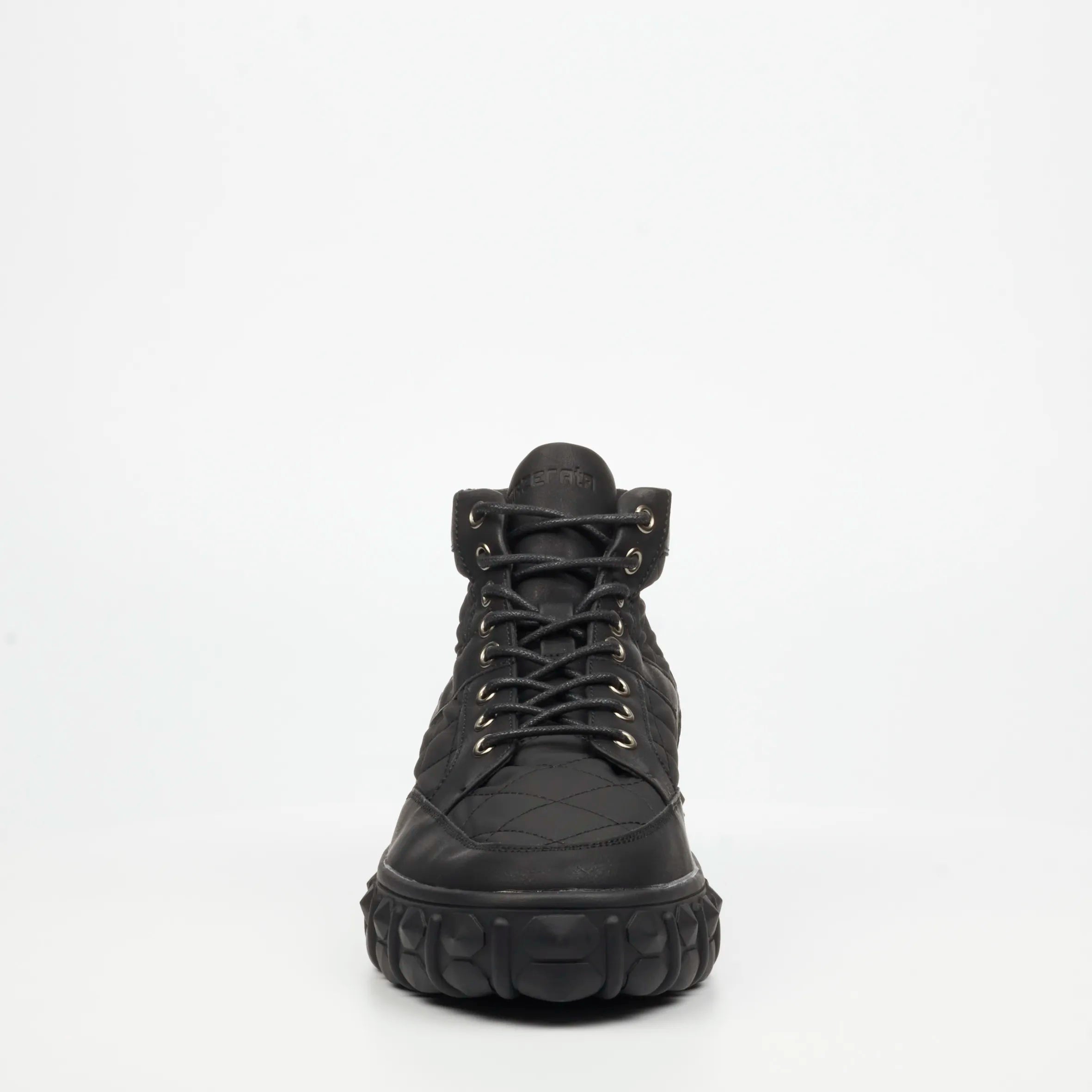 Mazerata Pigale 9 Faux Nubuck / Nylon Ankle Boot - Black