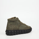 Mazerata Pigale 9 Faux Nubuck / Nylon Ankle Boot - Olive footwear Mazerata
