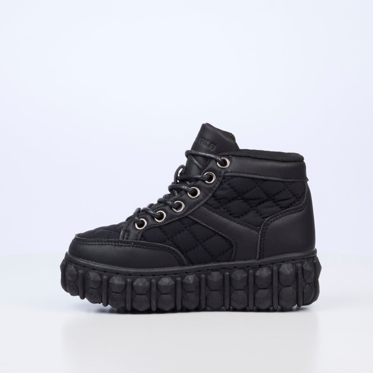 Mazerata Pigale 9 Faux Nubuck / Nylon Ankle Boot - Black (Youth)