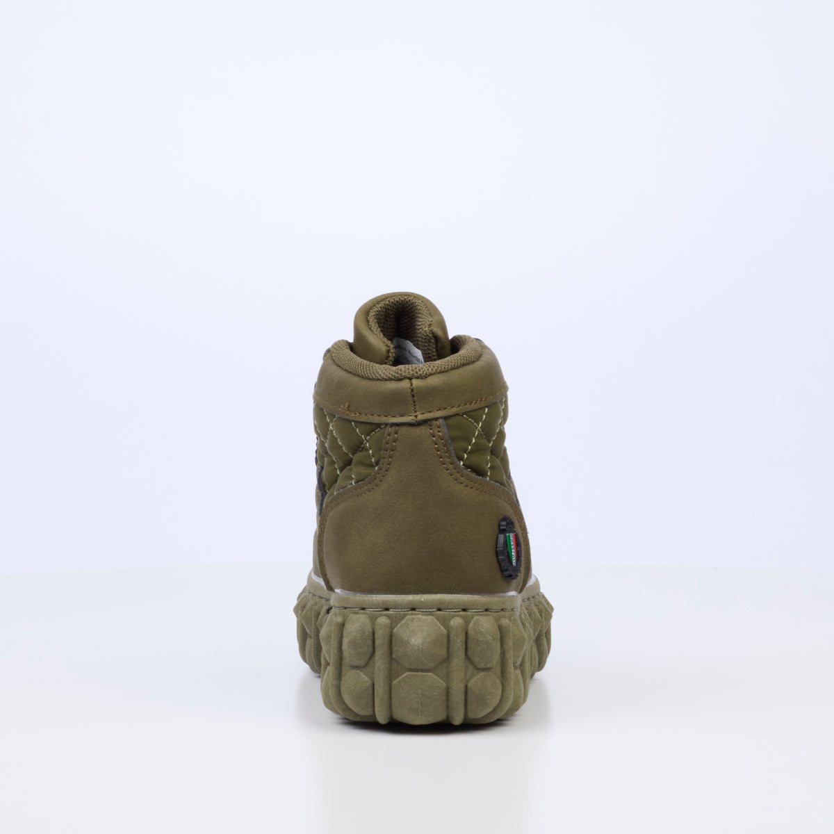 Mazerata Pigale 9 Faux Nubuck / Nylon Ankle Boot - Olive (Youth)