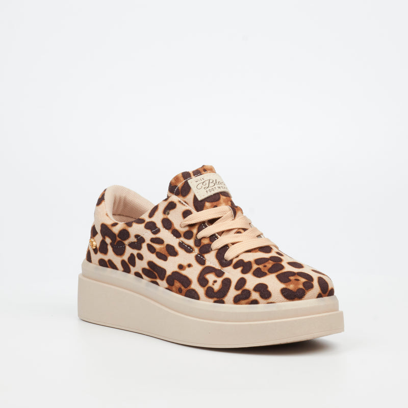 Miss Black Pilot 1 Sneaker - Leopard footwear Miss Black