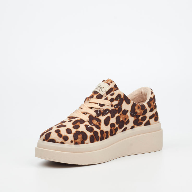 Miss Black Pilot 1 Sneaker - Leopard footwear Miss Black