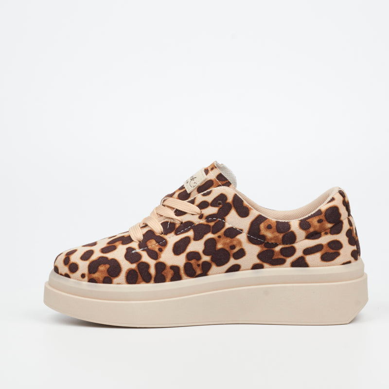 Miss Black Pilot 1 Sneaker - Leopard footwear Miss Black