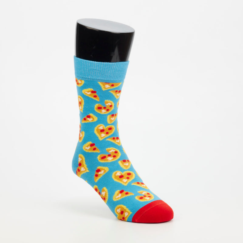 Happy Socks Pizza Sock - Blue accessories External   