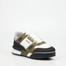 Urbanart Play 13 Faux Wax Sneaker - Olive footwear Urbanart