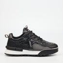 Urbanart Play 15 Lycra / Faux Nubuck Sneaker - Black footwear Urbanart