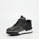 Urbanart Play 15 Lycra / Faux Nubuck Sneaker - Black footwear Urbanart