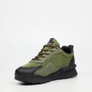 Urbanart Play 15 Lycra / Faux Nubuck Sneaker - Olive footwear Urbanart