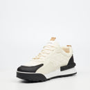 Urbanart Play 15 Lycra / Faux Nubuck Sneaker - Cream footwear Urbanart