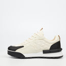 Urbanart Play 15 Lycra / Faux Nubuck Sneaker - Cream footwear Urbanart