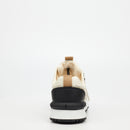 Urbanart Play 15 Lycra / Faux Nubuck Sneaker - Cream footwear Urbanart