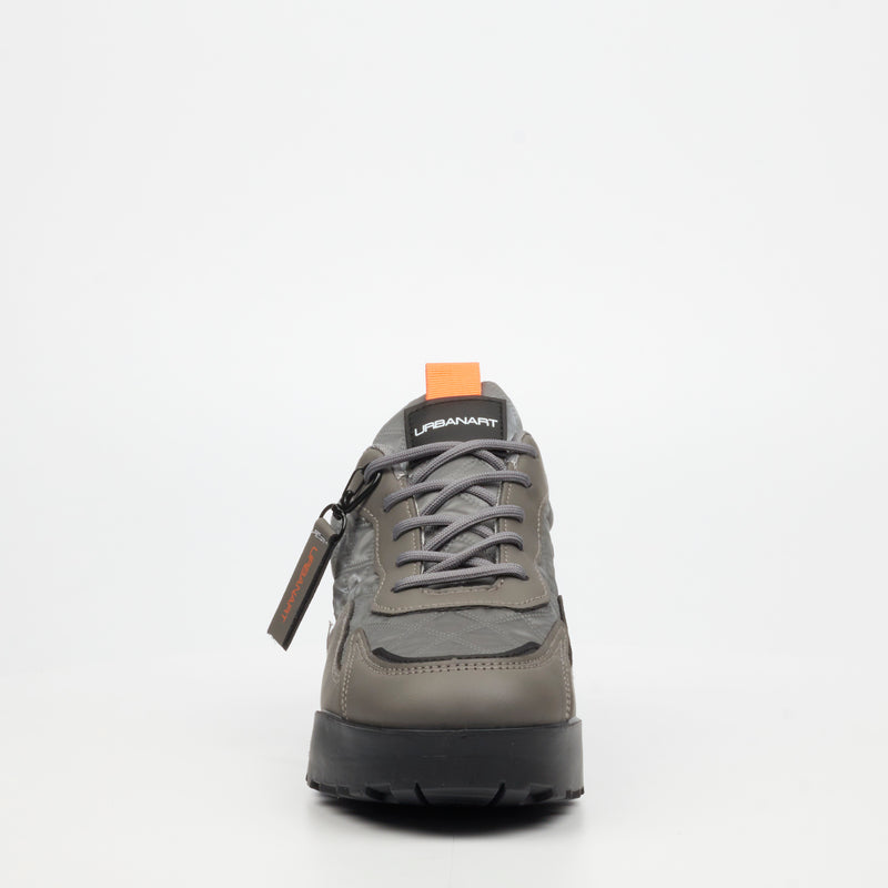 Urbanart Play 15 Lycra / Faux Nubuck Sneaker - Grey footwear Urbanart