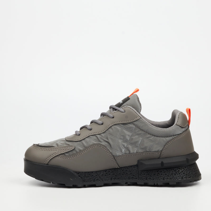 Urbanart Play 15 Lycra / Faux Nubuck Sneaker - Grey footwear Urbanart