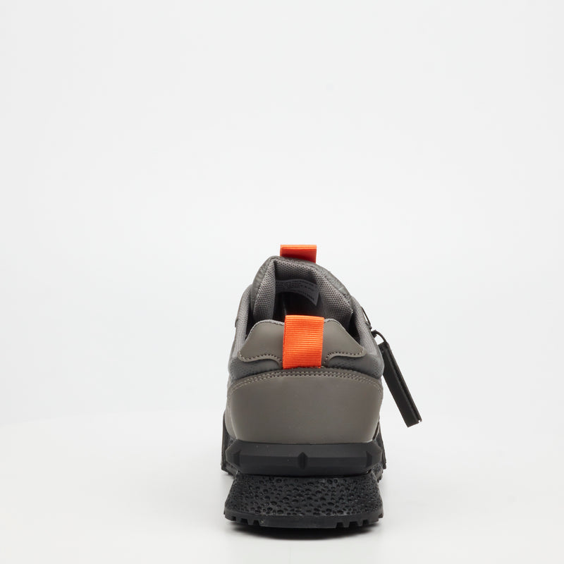 Urbanart Play 15 Lycra / Faux Nubuck Sneaker - Grey footwear Urbanart