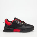Urbanart Play 17 Faux Nubuck / Knit Sneaker - Black footwear Urbanart