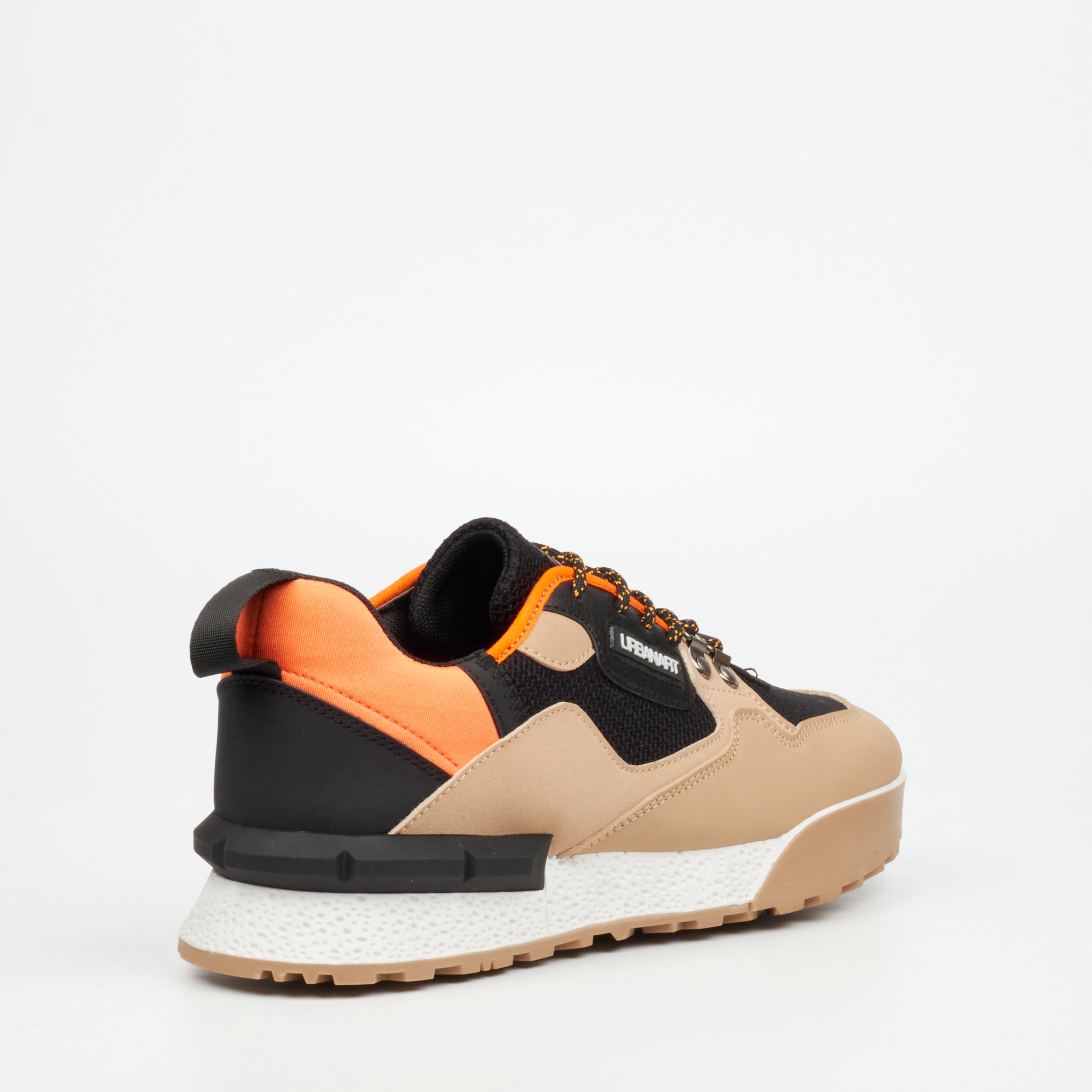 Urbanart Play 17 Faux Nubuck / Knit Sneaker - Bone footwear Urbanart
