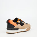 Urbanart Play 17 Faux Nubuck / Knit Sneaker - Bone footwear Urbanart