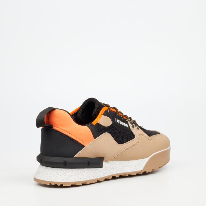 Urbanart Play 17 Faux Nubuck / Knit Sneaker - Bone