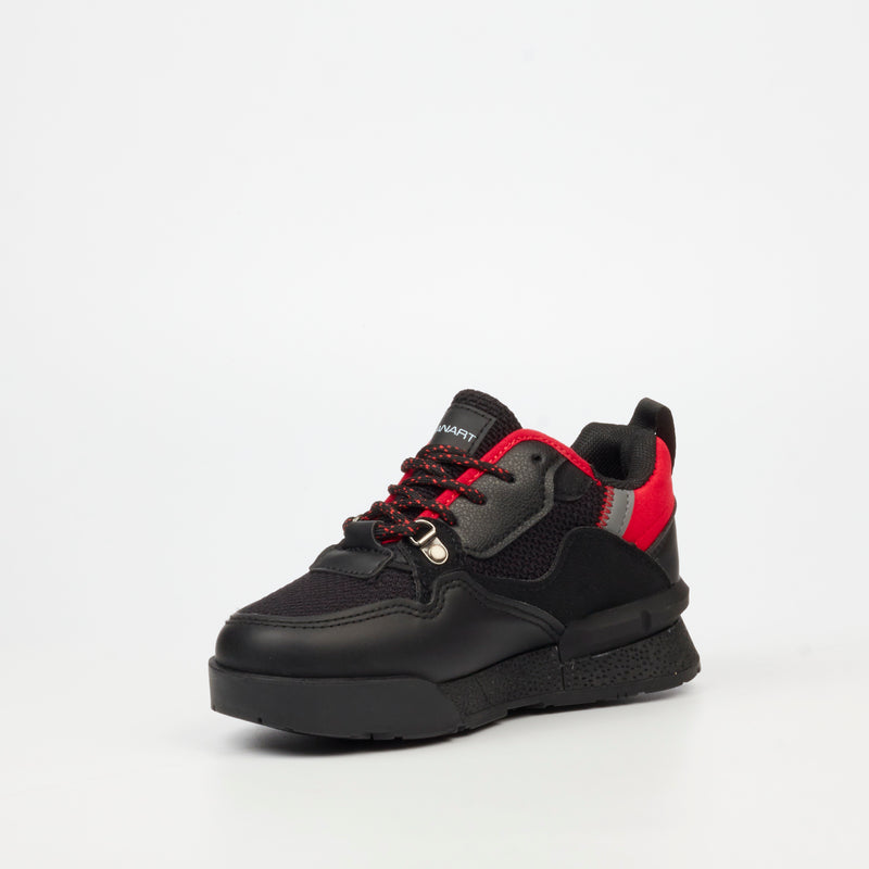 Urbanart Play 17 Faux Wax / Knit - Black (kids) footwear Urbanart