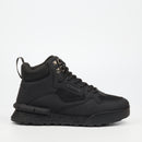 Urbanart Play 18 Faux Nubuck / Mesh Ankle Boot - Black footwear Urbanart