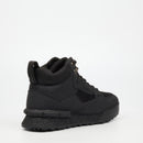 Urbanart Play 18 Faux Nubuck / Mesh Ankle Boot - Black footwear Urbanart
