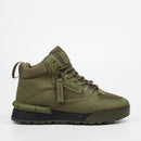 Urbanart Play 18 Faux Nubuck / Mesh Ankle Boot - Olive