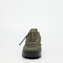Urbanart Play 19 Nylon / Faux Wax Sneaker - Olive footwear Urbanart