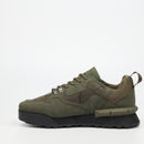 Urbanart Play 19 Nylon / Faux Wax Sneaker - Olive footwear Urbanart