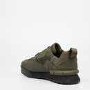 Urbanart Play 19 Nylon / Faux Wax Sneaker - Olive footwear Urbanart